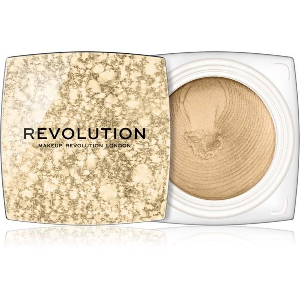 Revolution Makeup London Vegan Highlighter Gold Glow Compact 8.5 g NWT